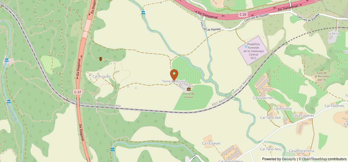 Mapa de Torre Lluvià