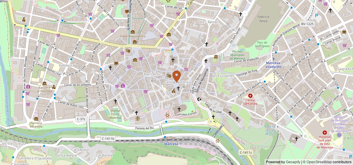 Mapa de Plaça Major