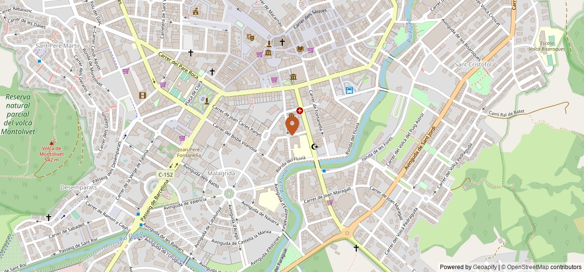 Mapa de Mas Vayreda