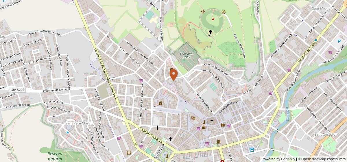 Mapa de Plaça de braus