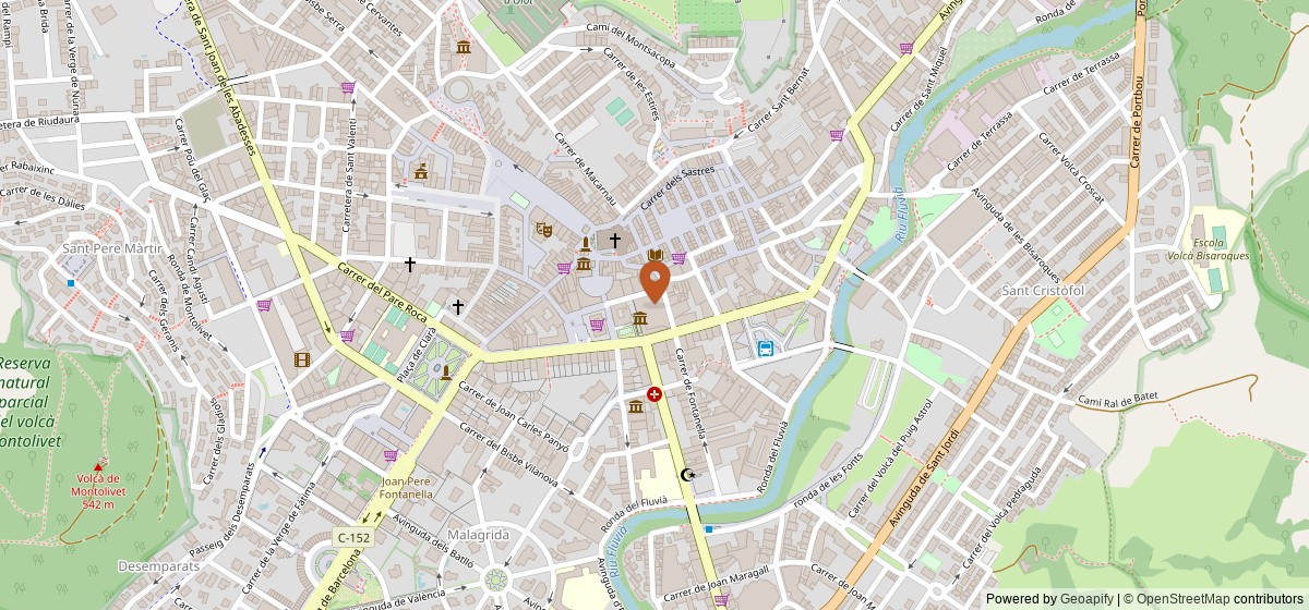 Mapa de Sala Oberta del Museu de la Garrotxa