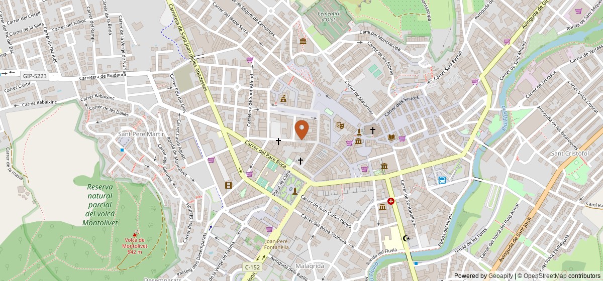 Mapa de Òmnium Garrotxa